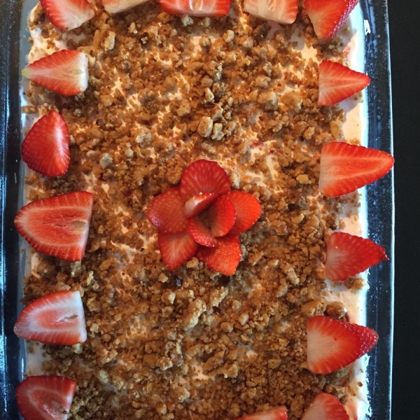 Frosty Strawberry Squares