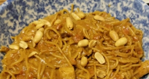 Chicken Noodle Salad with Peanut-Ginger Dressing
