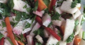Jicama Salad with Ginger Lime Dressing