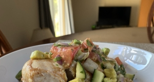 Cumin Rubbed Chicken with Avocado Salsa