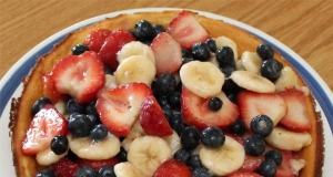 Dutch Baby with Banana-Berry Compote