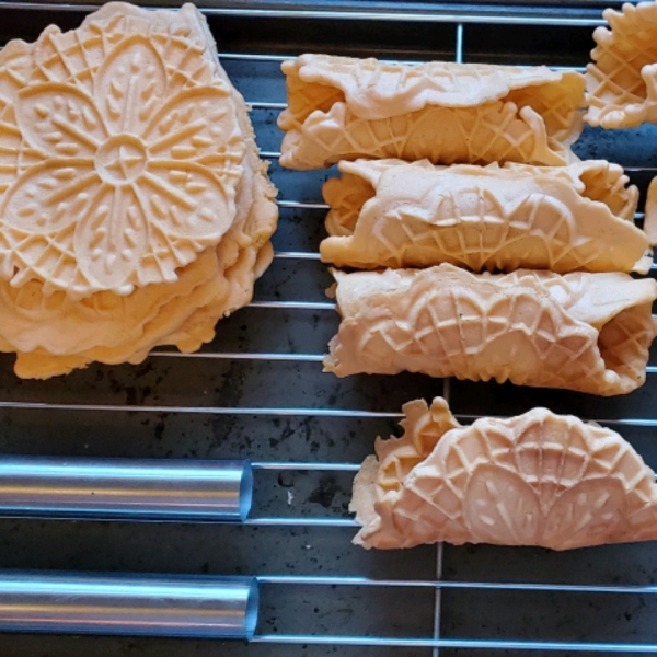 Orange Pizzelle