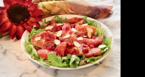 Blood Orange Salad with Caramel Dressing
