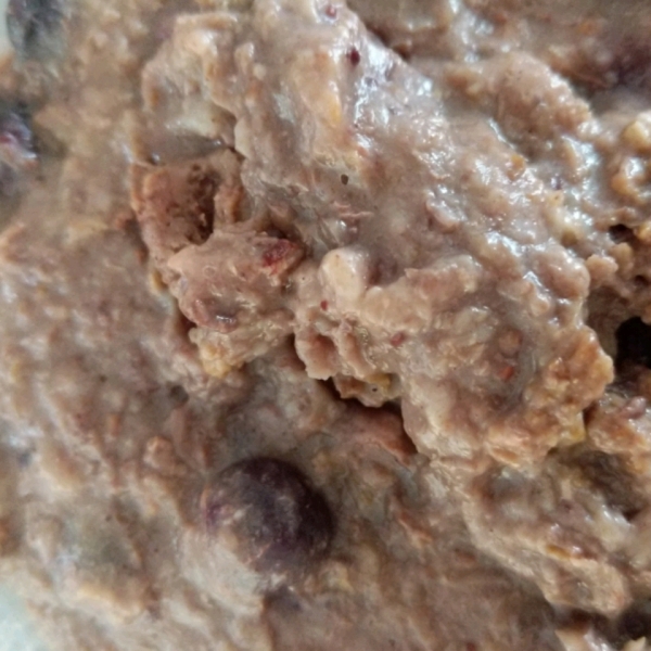 Blueberry and Banana Steel Cut Oats