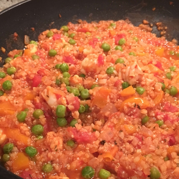 Mexican Paella with Cauliflower Rice