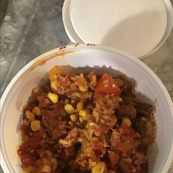 Mexican Paella with Cauliflower Rice