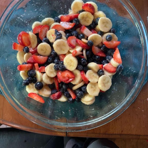 Red, White, and Blueberry Fruit Salad