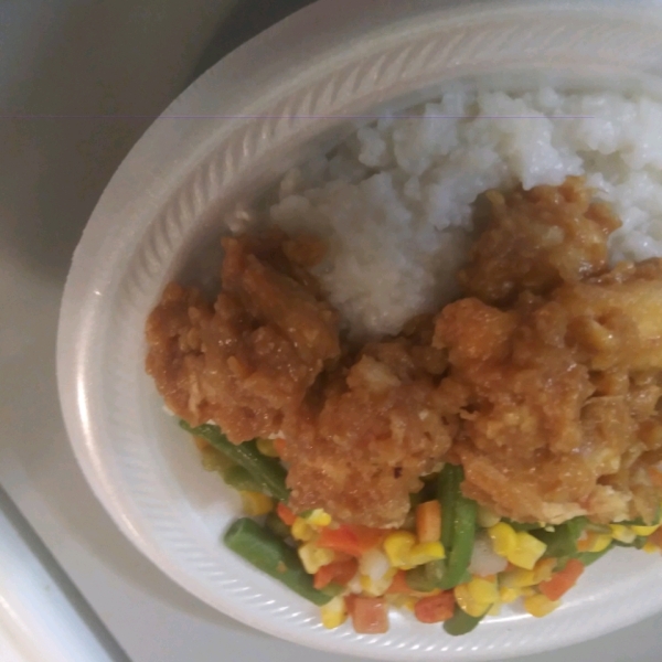 Yummy Orange Chicken and Rice