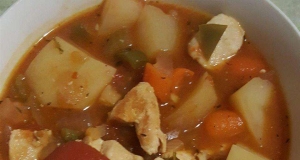 Moroccan Stew with Chicken and Pearl Onions