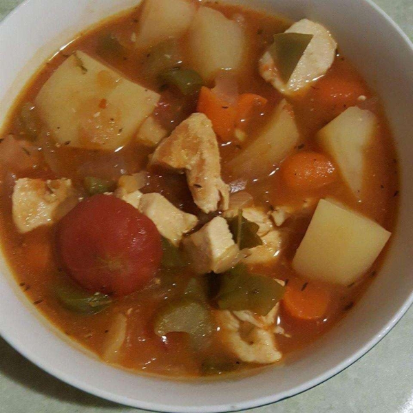 Moroccan Stew with Chicken and Pearl Onions