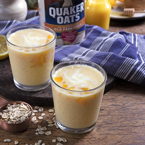 Orange Peach Oat Smoothie