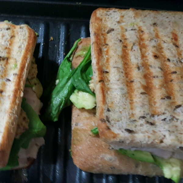 Turkey and Avocado Panini
