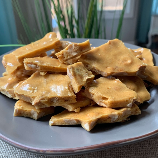 Microwave Peanut Brittle