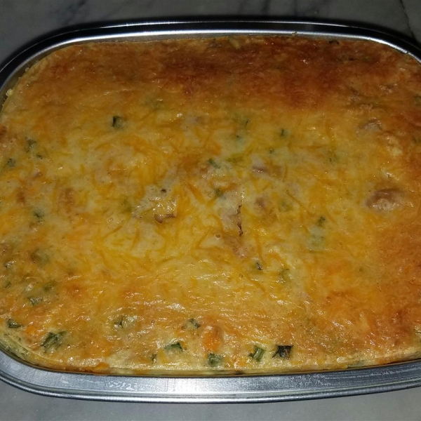 Spam and Cheese Casserole