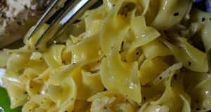 Kohlrabi and Egg Noodles