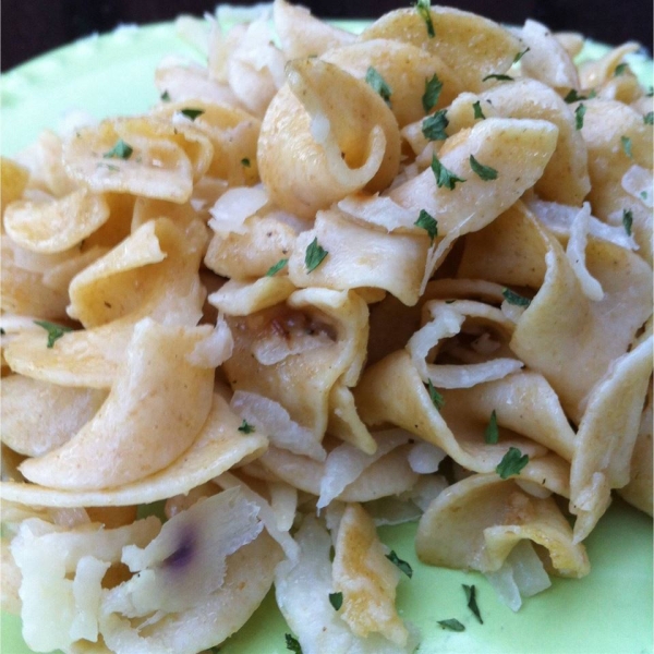 Kohlrabi and Egg Noodles