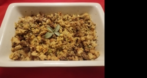 Sweet and Savory Sausage Cornbread Stuffing