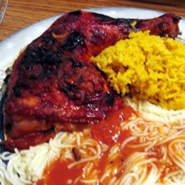 Dutch East Chicken Wings and Rice