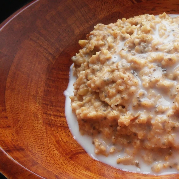 Vegan Vanilla Nut Oatmeal