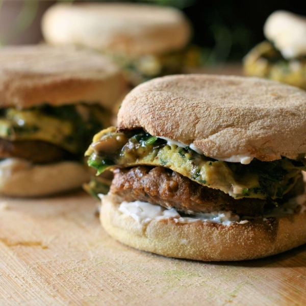 Vegetarian Breakfast Sandwiches
