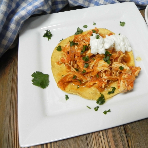 Instant Pot® Chicken Tinga Tostadas