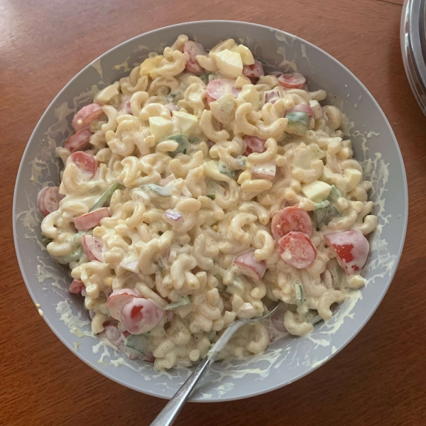 Honey Mustard Macaroni Salad