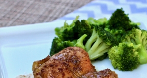 Baked Maple Chicken Thighs