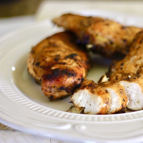 Grilled Ginger-Peach Chicken Breast