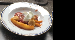 Tropical Fruit Flambé