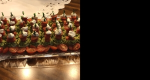 Avocado Basil Cucumber Bites