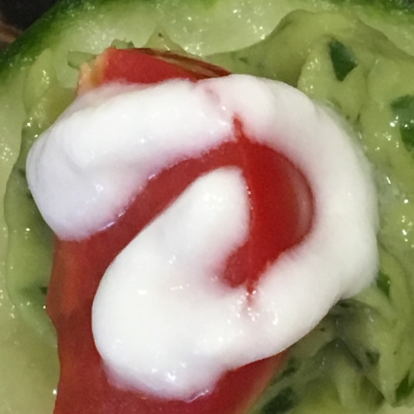 Avocado Basil Cucumber Bites