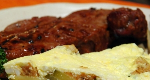 Bread Crust Zucchini Quiche