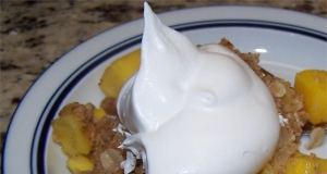 Mango Passion Fruit Crumble