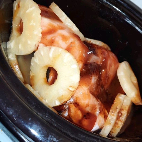 Slow Cooker Hawaiian Chicken
