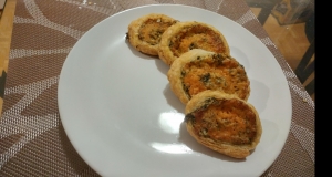Cheddar and Spinach Pinwheels