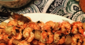 Rum Glazed Grilled Shrimp