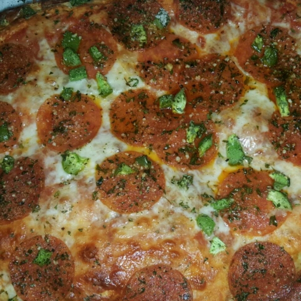Impossibly Easy Pizza Bake