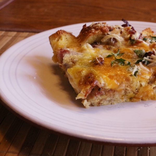 Bagel and Cheese Bake