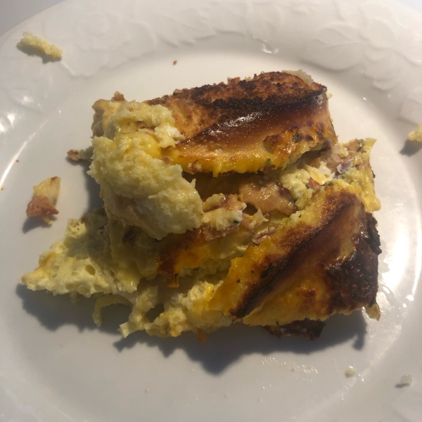 Bagel and Cheese Bake