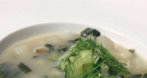 Spring Greens Borscht