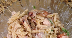 Grilled Shrimp and Chicken Pasta