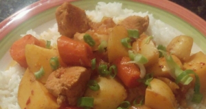 Spicy Korean Slow Cooked Chicken (Dhak Dori Tang)