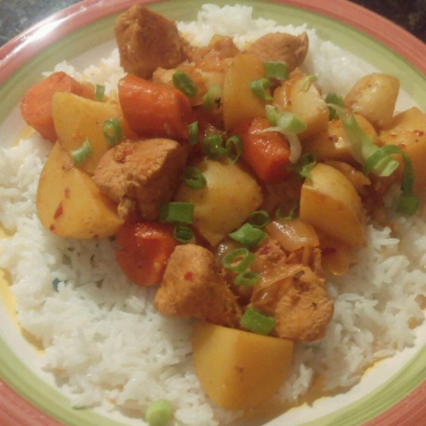 Spicy Korean Slow Cooked Chicken (Dhak Dori Tang)
