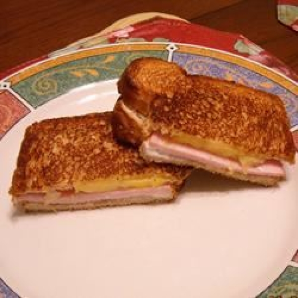 Grilled Leftover Ham and Pineapple Sandwiches