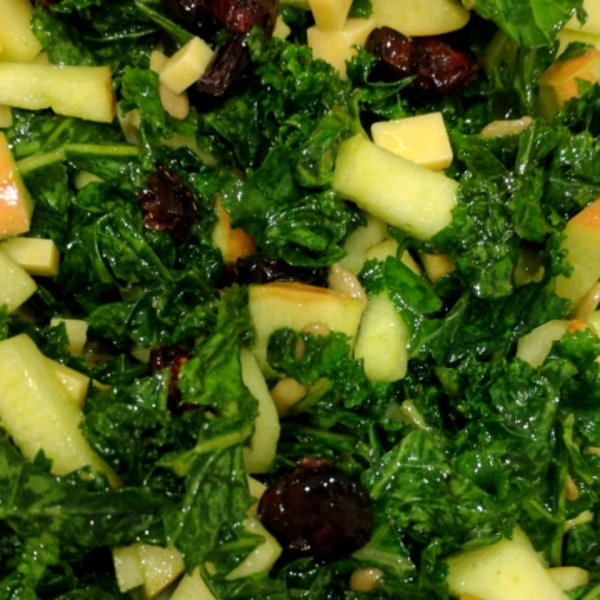 The Talk of the Potluck Kale and Apple Salad