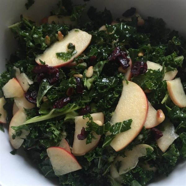 The Talk of the Potluck Kale and Apple Salad