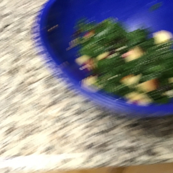 The Talk of the Potluck Kale and Apple Salad