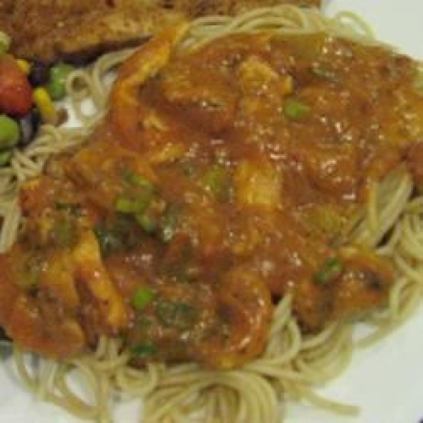 Pasta with Tomato Cream Sauce