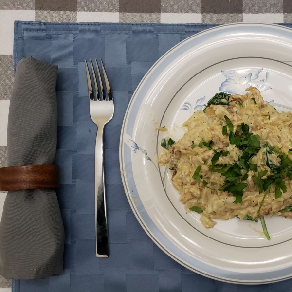 One Pot Lemon Chicken Orzo