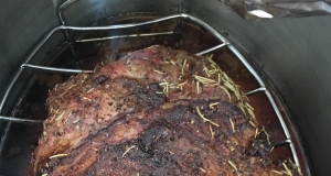 Roast Leg of Lamb with Orange Juice and White Wine